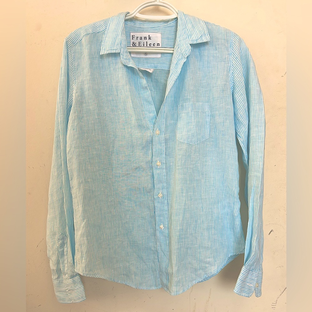 Frank & Eileen EST. 1947 (Barry) Blue & White Stripe